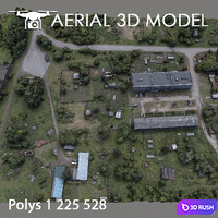 Residential area 62 3D Model Vray