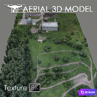 Industrial zone 58 3D Model Vray