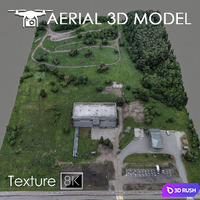 Industrial zone 58 3D Model Vray