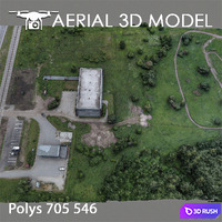 Industrial zone 58 3D Model Vray