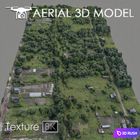 Residential area 55 3D Model Vray
