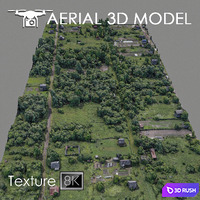 Residential area 55 3D Model Vray