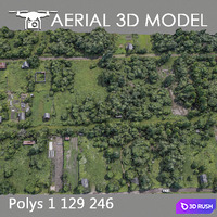 Residential area 55 3D Model Vray