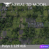 Residential area 53 3D Model Vray