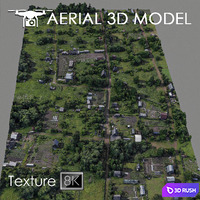 Residential area 52 3D Model Vray