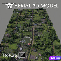 Residential area 51 3D Model Vray