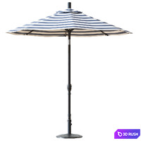 9' Market Sun Umbrella Allmodern 3D Model Vray, Corona