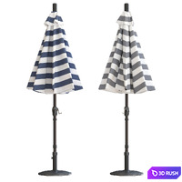 9' Market Sun Umbrella Allmodern 3D Model Vray, Corona