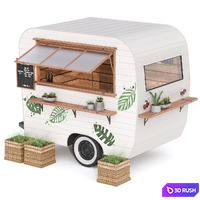 Food_truck 3D Model Corona