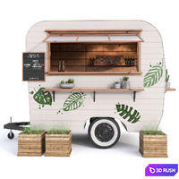 Food_truck 3D Model Corona