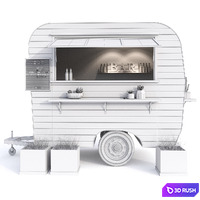 Food_truck 3D Model Corona