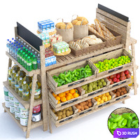 JC Grocery Store 5 3D Model Vray
