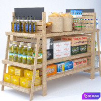 JC Grocery Store 5 3D Model Vray