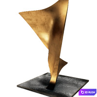Modern sculpture 3D Model Vray