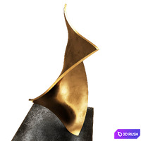 Modern sculpture 3D Model Vray