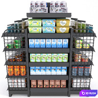 JC Checkout Counter 3D Model Vray