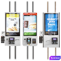 Pay display 3D Model Vray, Corona