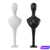 Abstract Female Mannequin AFELLOW H1055 3D Model Vray