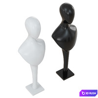 Abstract Female Mannequin AFELLOW H1055 3D Model Vray
