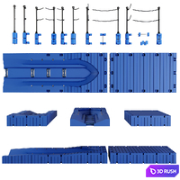 Jetty for jet ski 3D Model Corona