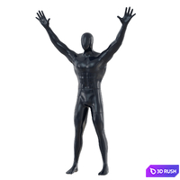 Male Abstract Mannequin 91 3D Model Vray