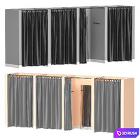 Fitting room 3D Model Corona