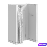 Fitting room 3D Model Corona
