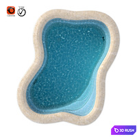 3d model of composite pool Florent 3D Model Vray, Corona