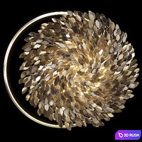 Wall sculpture Artetfloritude with lighting 3D Model