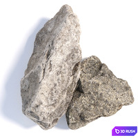 Stones 234 3D Model Vray