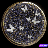 Wall composition Butterfly - Light Vargov 3D Model Corona