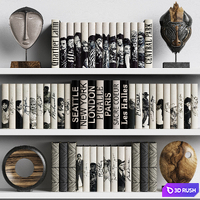 Decor Set 121 3D Model Vray
