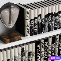 Decor Set 121 3D Model Vray