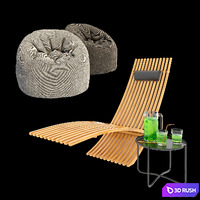 Rest area 2 3D Model Corona