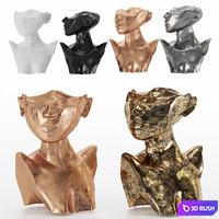 People Art Decor 3D Model Corona