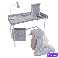 Bontempi Casa Secret Desk 3D Model Vray, Corona