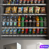 Unicum Foodbox Long 3D Model Vray, Corona