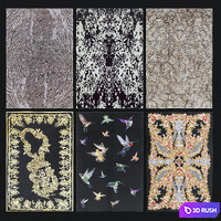 Carpets Alexander McQueen, Diane von Furstenberg 3D Model Vray