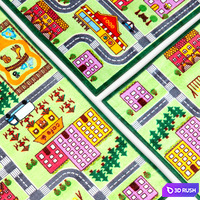 Carpet nuLOOM City Neighborhood Rug 3D Model Vray