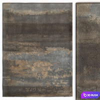 Rug Calvin Klein Home Luster Wash Chrome Rug 3D Model Vray