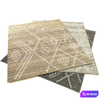 SARTO EMBROIDERED FLATWEAVE RUG 3D Model Corona