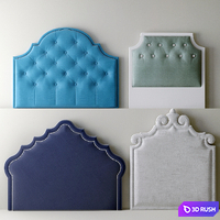 Headboard set 3D Model Vray