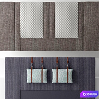 Headboards 3D Model Vray
