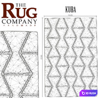 THE RUG COMPANY KUBA 3D Model Vray