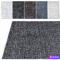 Geometric Rugs №2 3D Model Vray
