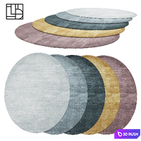 Linie Design Mondo rugs 3D Model Vray