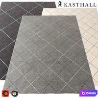 Carpet Kasthall (Aston) 1720x2450 (3 colors) 3D Model Vray, Corona