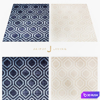 Jaipur Hassan Rug From City Collection 3D Model Vray