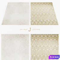 Jaipur Etna Rug From Hollis Collection 3D Model Vray
