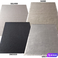 Carpet Restoration Hardware (Nera) 2440x3050 (4 colors) 3D Model Vray, Corona